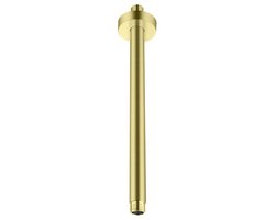 Aloni rainshower plafondarm – 30 cm – geborsteld goud