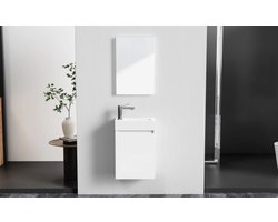 ALONI WC MEUBEL WIT COMPLEET - ALONI MEUBLE WC BLANC COMPLET