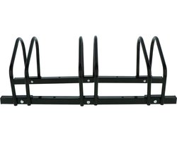 Alora Fietsenrek voor 3 Fietsen zwart- met muurbevestiging - fietsen rek