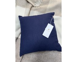 ALPAKA - KUSSEN - 40x40 - donkerblauw