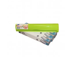 Alpfa - Foliehouder – Rollenhouder – Foliedispenser – Foliesnijder – Inclusief Aluminiumfolie – Foliehouder Keuken – Groen/Blauw