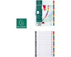 Alphabetische tussenbladen Exacompta