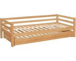 Alpi-Bed - Lade - Natuur Grenen - 90x200