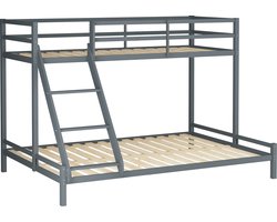 Alpi-Bunkbed - Grijs Grenen