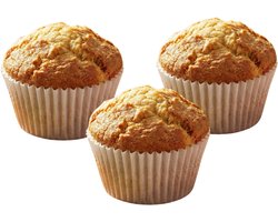 Alpina Baking Cups - 100 Stuks Cupcake Vormpjes - Ø7 cm - Gemaakt van Papier - Kleur Wit - Ovenbestendig - Ideaal voor het Bakken van Cupcakes en Muffins - Gemakkelijk Los te Maken uit de Vorm