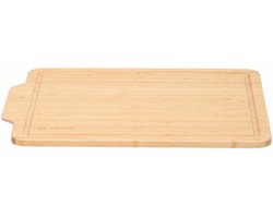 Alpina Bamboe snijplank - duurzaam en vaatwasbestendig - 36 x 26 cm - ideaal voor groenten en fruit