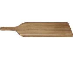 alpina Borrelplank Hout 57 x 30 cm – Grote Serveerplank voor Tapas, Kaas en Borrelhapjes – Houten Tapasplank – Natuurlijk Design
