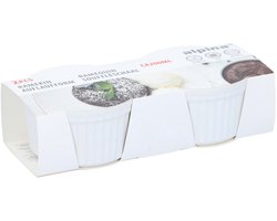 Alpina Creme Brulee Schaaltjes - 2 Stuks Ovenschaaltjes Klein - 200 ml - Wit