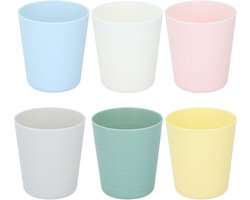 Alpina - Gekleurde Bekerset - Kinderbeker - 6 stuks - 230ml