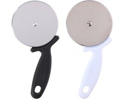Alpina Grote pizzasnijder - Metalen blad - Kunststof handvat - 9,6 cm - Mix kleur