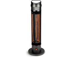 alpina Heater Terrasverwarmer Elektrisch - Infrarood Verwarming - Heaters Elektrisch IP44 Spatwaterdicht - Terrasverwarmer Infrarood 800W