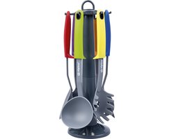 Alpina Keukengerei - Kookgerei Set op Houder - 7-delig