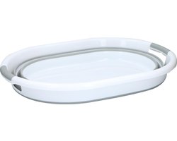 alpina Opvouwbare Wasmand - 60 x 30 x 45 cm - Plooimand - Handig op de camping - Kunststof