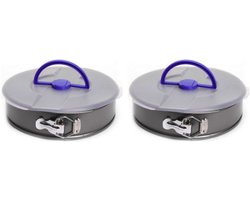 Alpina Springvorm 2 stuk – Ø 26 cm – Met Deksel – Metaal met Anti-aanbaklaag – Voor Taarten, Quiches en Cakes