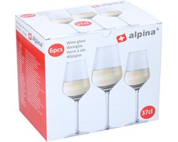 Alpina Wijnglazenset 6-delig 37cl
