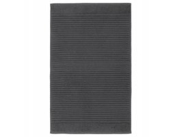 ALSTERN Badmat Donkergrijs 50x80cm - Zachte Katoenen Badkamer Vloerkleed