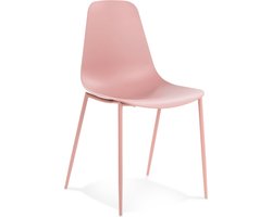 Alterego Feliz - Designer Stoel - Roze Binnen- & Buitenstoel - 52.5x48x88cm