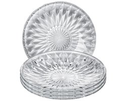 Altom Design Stella Glazen Dinerbordenset 24,7 cm (4 stuks)