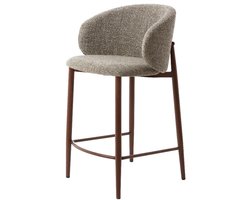 Aluko barkruk 94 cm - zwart+bruin