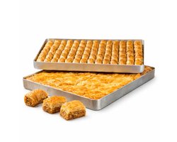 Aluminium bakplaat - baklava & börek - voedselveilig - zilver - geschikt oven & koelkast