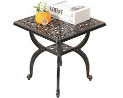 Aluminium Bijzettafel voor Binnen en Buiten - Weerbestendig en Onderhoudsvriendelijk