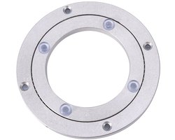 Aluminium Draaitafel Lager, Luie Susan Heavy Duty Roterende Draaitafel Ronde Eettafel Gladde Draaiplaat Eettafel (6 inch)