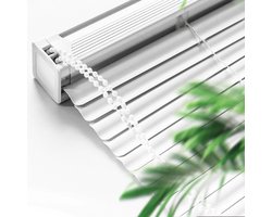 Aluminium Jaloezieën - Horizontale Luxaflex - Lichtregulatie Thuis - Waterproof en Roestwerend - 45x180cm - Wit