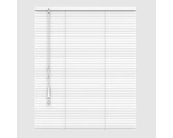 Aluminium Jaloezieën - Lamellengordijn Raambekleding - Lichtregulatie Thuis - Draadloos Kinder- en Huisdierveilig - 90x130cm - One Color