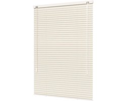 Aluminium Jaloezieën - Lichtdichte Gordijnen - Privacy Creëren - Innovatieve Verduisteringstechniek - 85 x 220 cm - Beige Mat