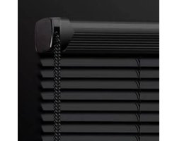 Aluminium Jaloezieën - Raambekleding Gordijnen - Privacy Creëren - Warmte-isolerend - 50-140 cm breed - Zwart