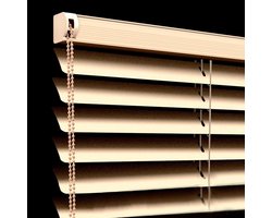 Aluminium Jaloezieën - Raambekleding Gordijnen - Privacy en Lichtcontrole - 4-in-1 Bedieningssysteem - 120 cm x 250 cm - Goud