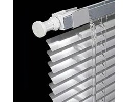 Aluminium Jaloezieën - Raambekleding Gordijnen - Privacy en Lichtregeling - Zonder Boren te Monteren - 39"x51" - Zilver