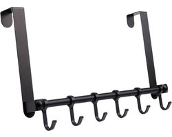 Aluminium kapstokhaak, boven de deur