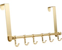 Aluminium kapstokhaak, boven de deur