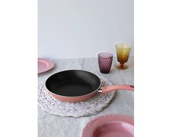 Aluminium pan met anti-aanbaklaag - 20 cm - Sunset Pink