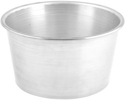 Aluminium Panettone Bakvorm 22 cm Grijze Cakevorm voor Luchtige Italiaanse Cake