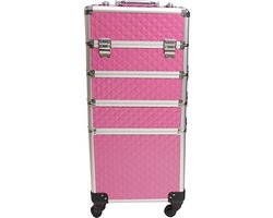 Aluminium Trolley 3D Roze 4in1
