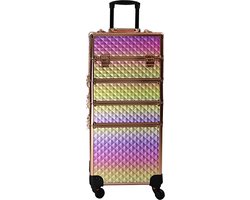 Aluminium Trolley Colorful/Golden rose 4in1