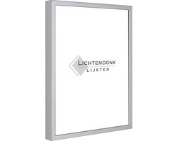 Aluminium Wissellijst 24x30 Mat Zilver - UV Werend Helder Acrylite - Museum kwaliteit