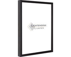 Aluminium Wissellijst 70 x 100 Zwart - Ontspiegeld Acrylite - Salerno