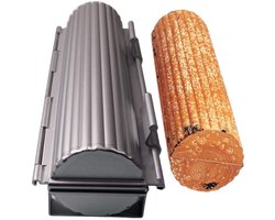 Aluminum Open Close Type Corrugated Round Toast Bread Mould, Reusable Bread Pan Nonstick Bread Mold DIY Baking Tools