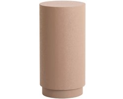 ALURIA zuil metaal mat oudroze Ø30x60 cm design sokkel - Light & Living