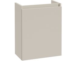Alvara fonteinkast 400 mm cashmere – compact badkamermeubel met soft-close deur