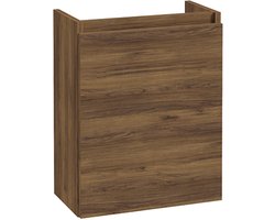 Alvara fonteinkast 400 mm warm eiken – compact badkamermeubel met soft-close deur
