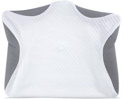 Alyze Anti snurk kussen hoes - 60x40 cm - Voor het Alyze kussen - Hoofdkussen - Apneu - Ergonomisch & orthopedisch - Slaap - Vlinder - Kussen - Nekklachten - Wit