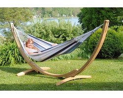 Amazonas Hangmat Apollo Set marine - Tweepersoons hangmat met standaard
