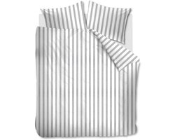 Ambiante Ally dekbedovertrek - Tweepersoons - 200 x 200/220 cm - Zacht grijs
