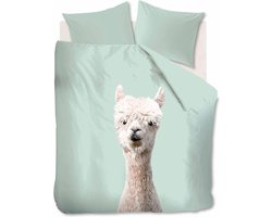 Ambiante Alpaca - Dekbedovertrek - Eenpersoons - 140x200/220 cm - Groen