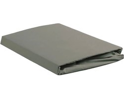 Ambiante - Bamboe-Katoen - Boxspring Hoeslaken - 160x200 cm - Groen