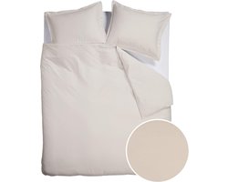 Ambiante Bamboo Uni dekbedovertrek - Eenpersoons - 140x200/220 cm - Zand